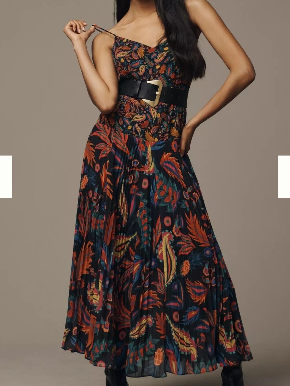 Farm Rio x Anthropologie Sleeveless Midi Slip Dress